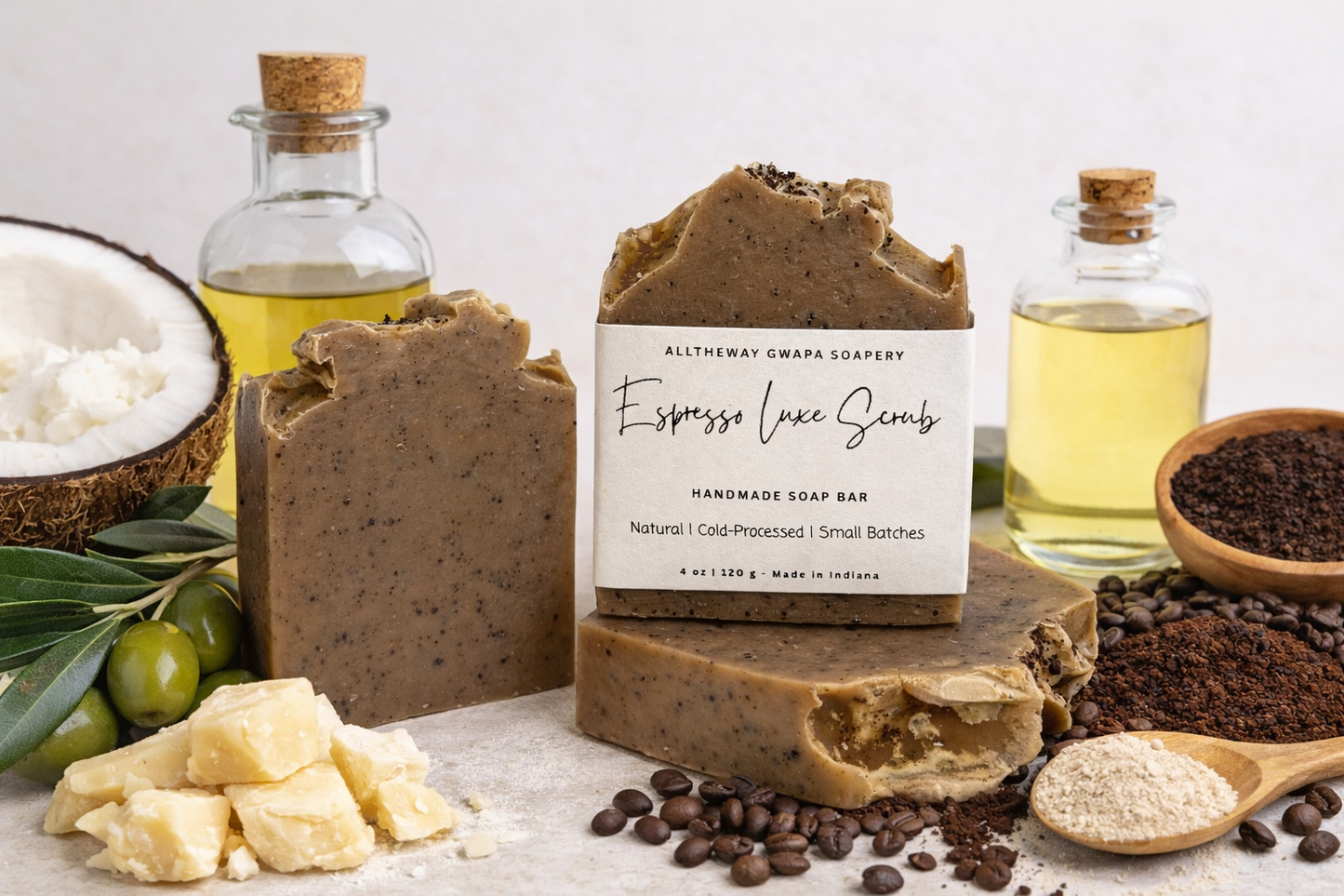 Espresso Luxe Exfoliating Scrub Bar