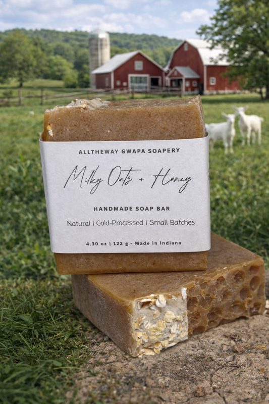 Milk + Oats + Honey Soap Bar