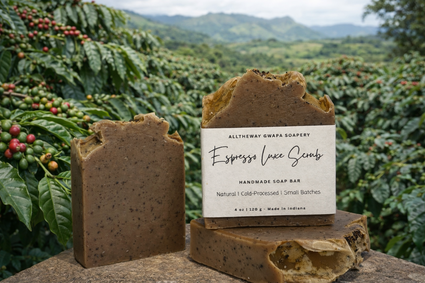 Espresso Luxe Exfoliating Scrub Bar
