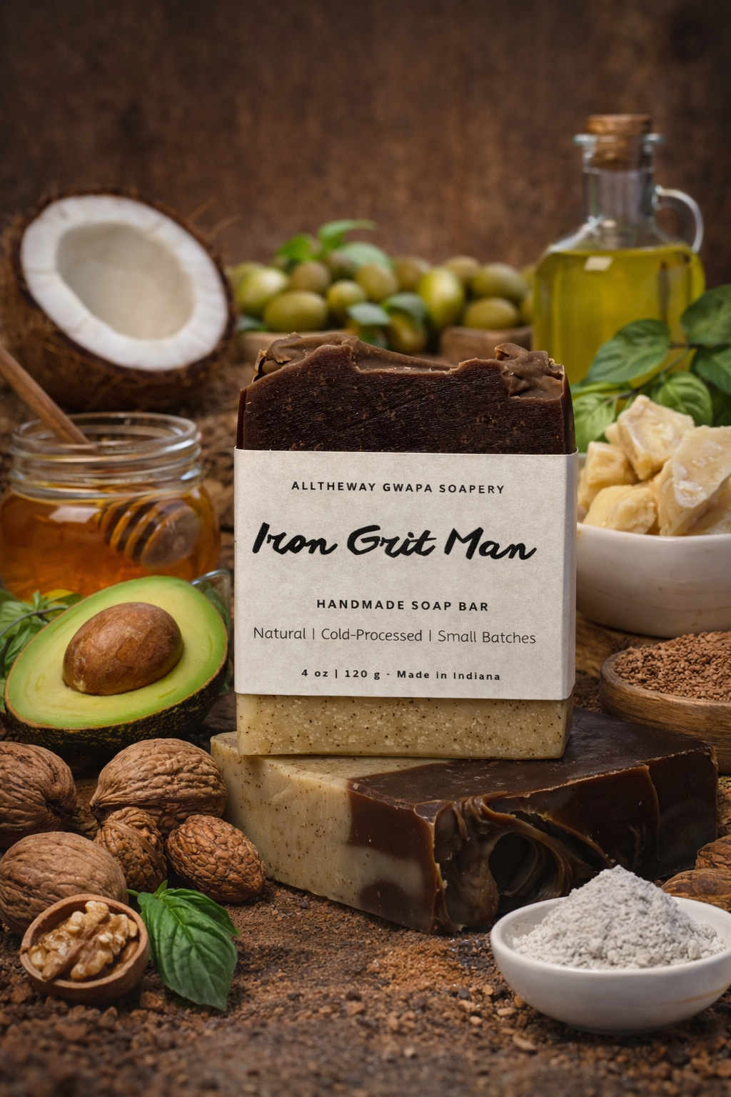 Iron Grit Man Soap Bar